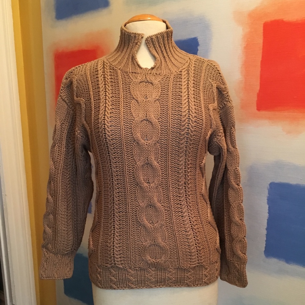 Talbots Cable Sweater - Picture 1 of 8